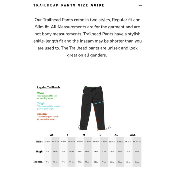 Coalatree Pants L Regular Yellow Trailhead Adventure Hiking Outdoor Ripstop - Picture 9 of 9
